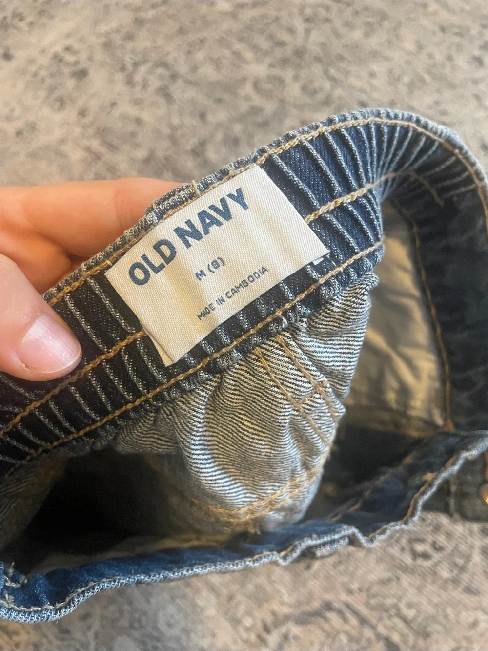 Old Navy Girls High-Waisted Jean Skirt
